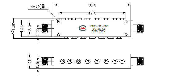 ZBF6-C9000-6000-3251 Band pass filter