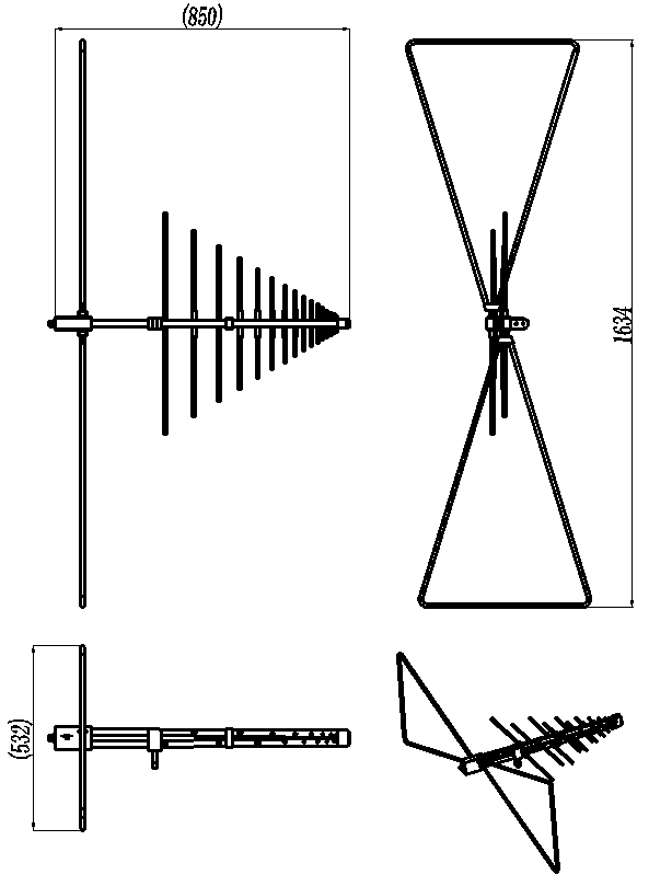 ZDS7-30-1000-2247 LP Antenna