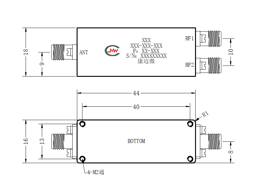ZCB13-C4930-5950-859 Diplexer