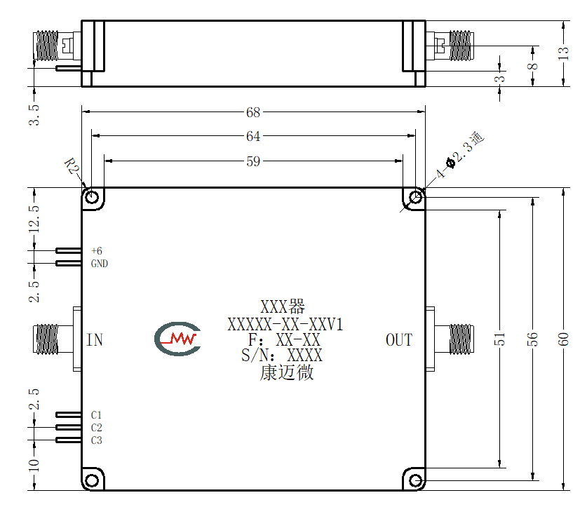 DSS3-5R1400-8600-3375 Switching filter
