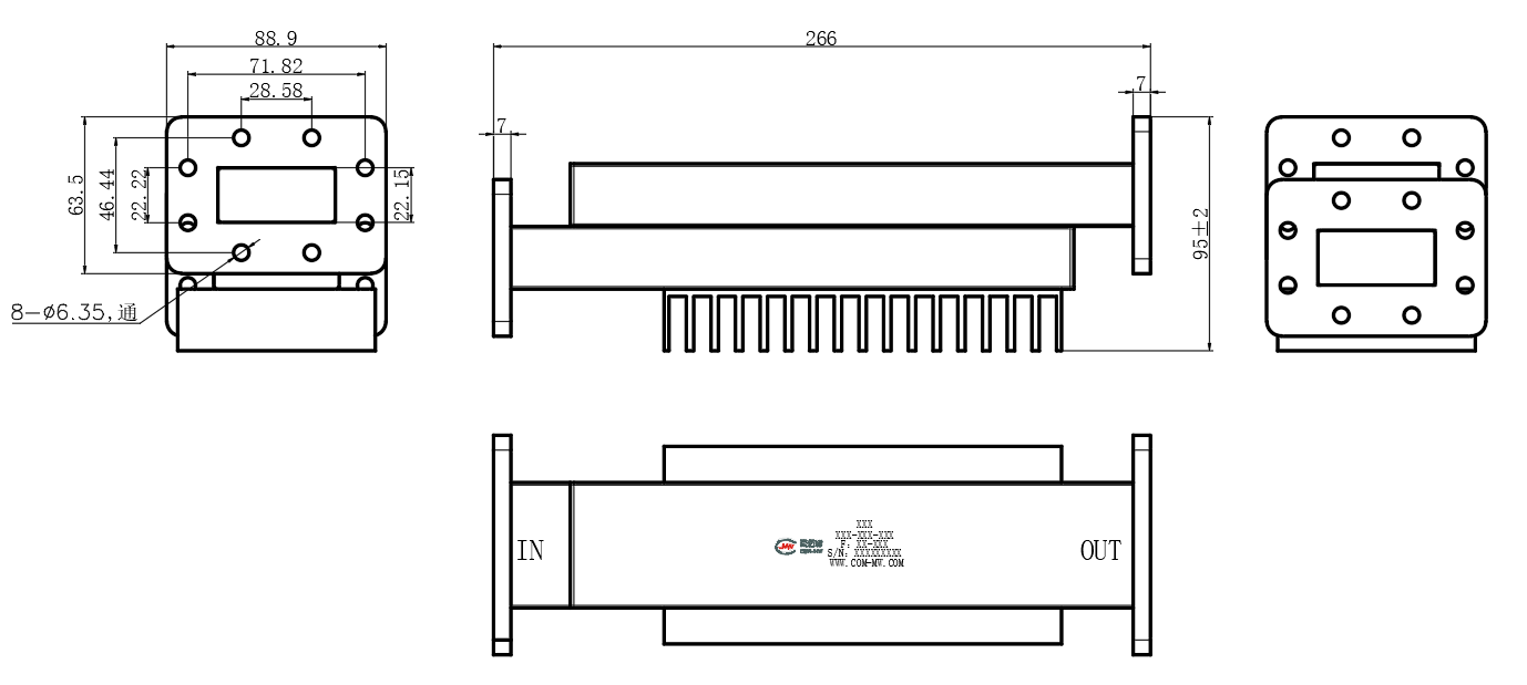 DA25-35100-3.94-5.99G-860 Attenuator