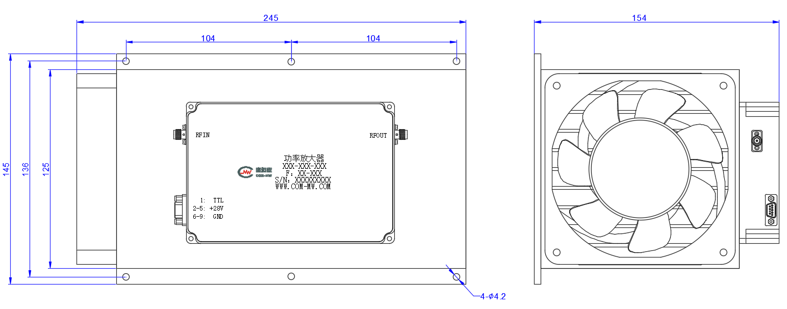 DPA8-1800-4000-3919 Power amplifier