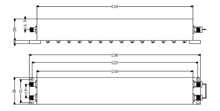 DCBSF4-C6525-7125-908 Notch filter