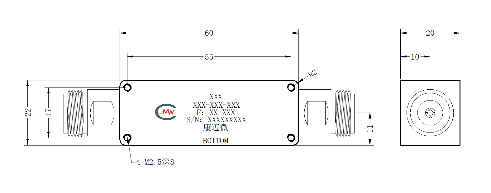 XPF-L60M90M-N Filter