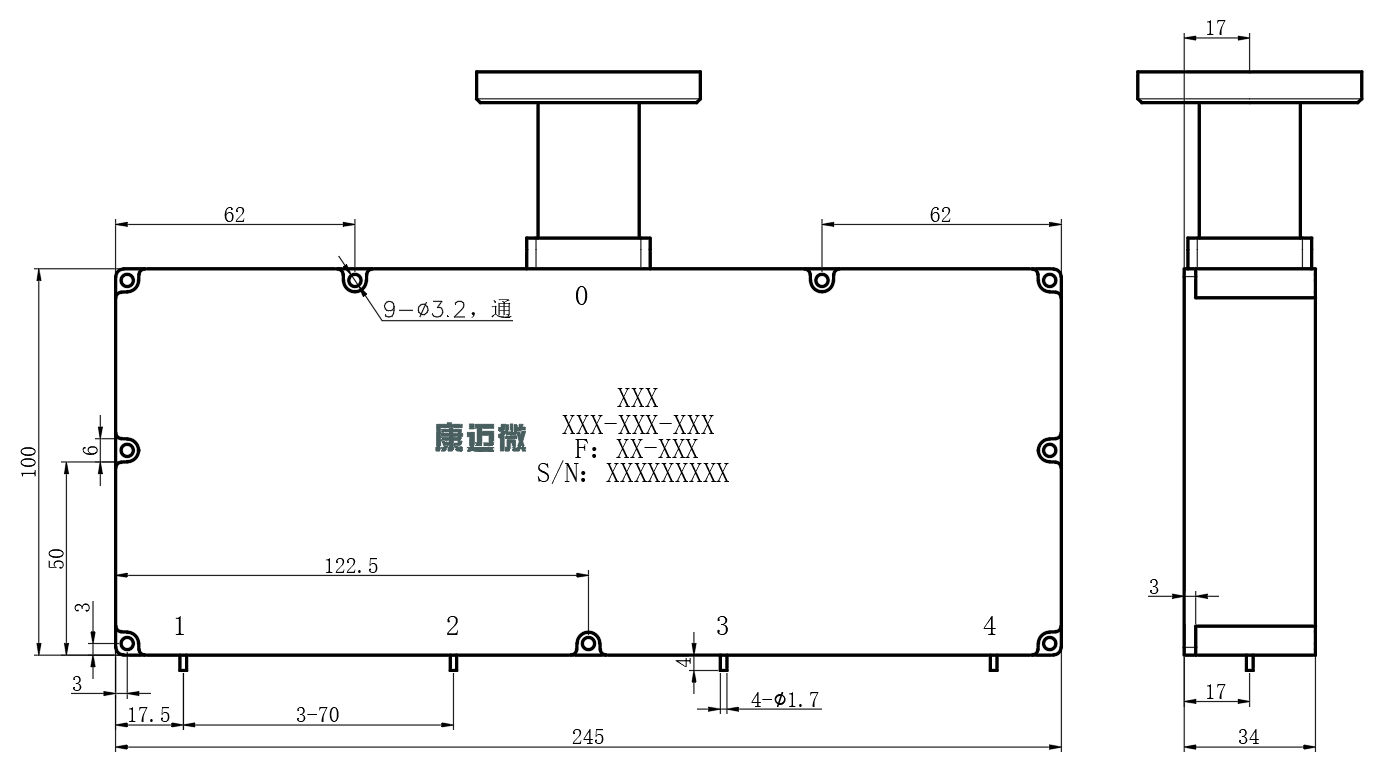 ZPD25-4C905-925-194 Power divider