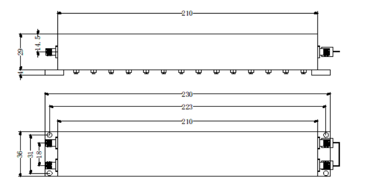DCBSF4-C5925-6525-907 Notch filter