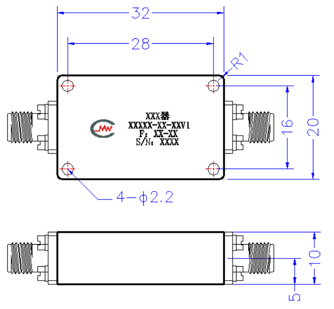 ZLPF1-M0-5.2G-384 滤波器