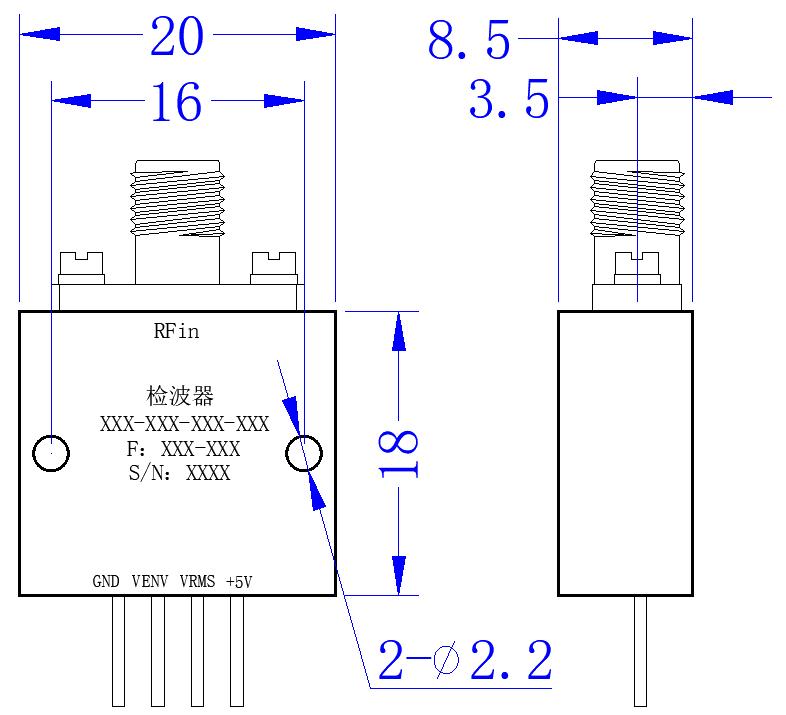 DD8-30-40G-3582 Detector