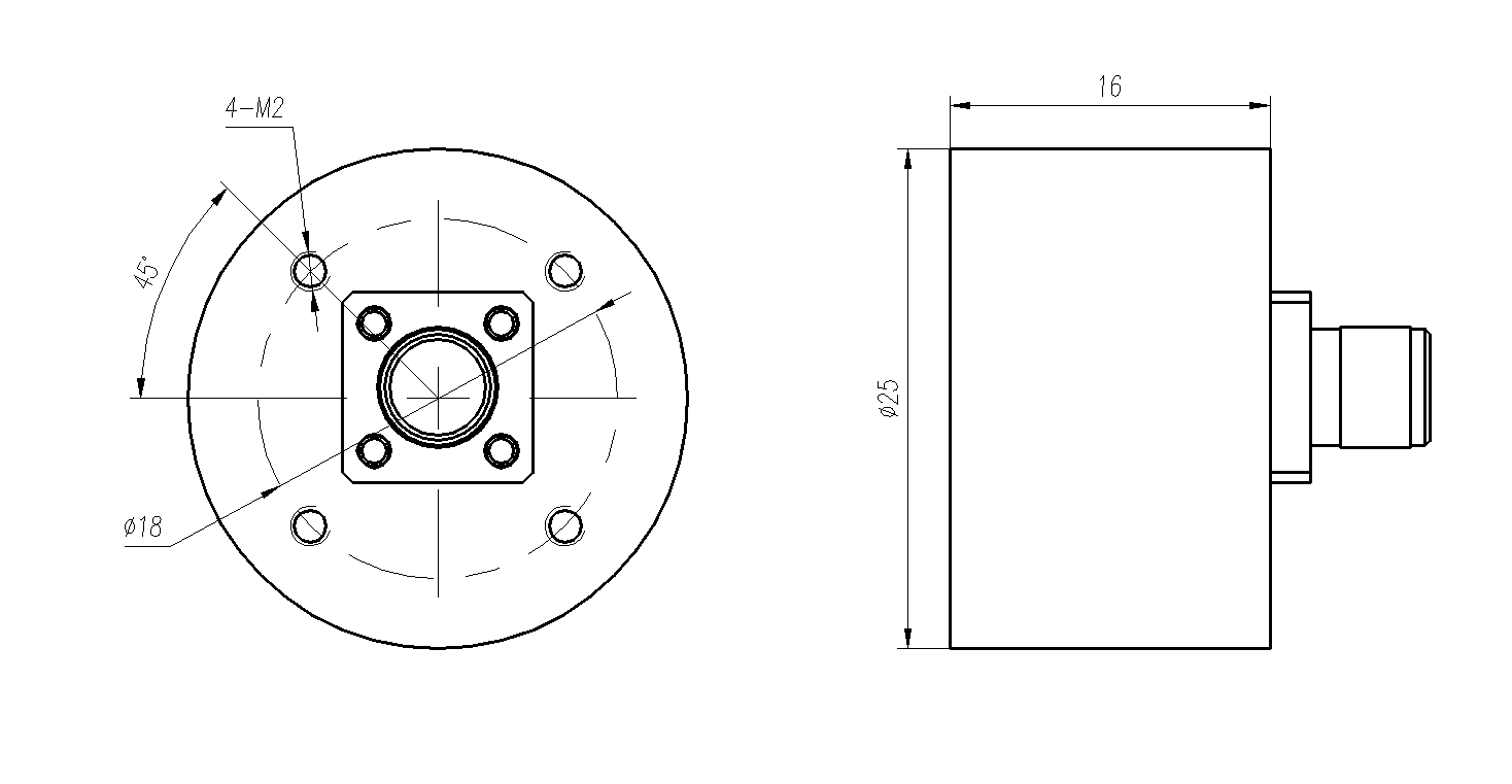 ZLX7-Y18-30G-1280 Planar spiral antenna