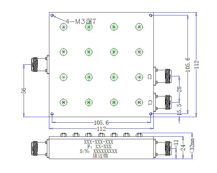 ZCB6-C2300-2690-5838 Diplexer