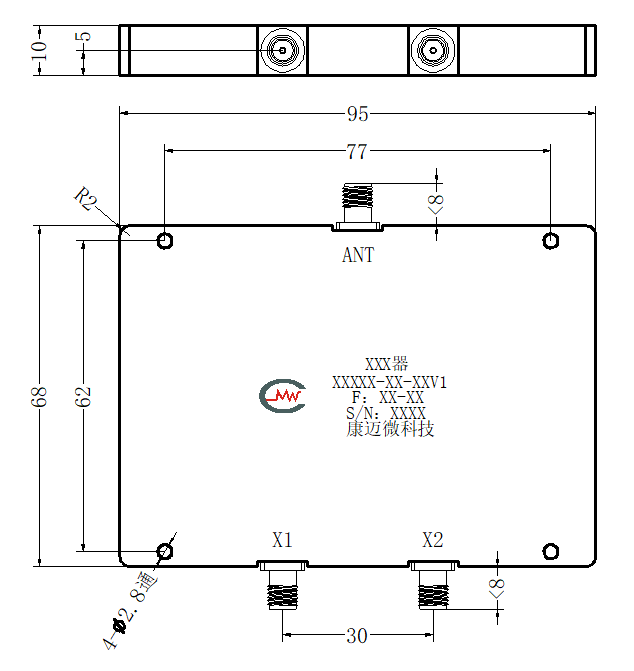 ZPD3-2M100-400-3274 Power divider