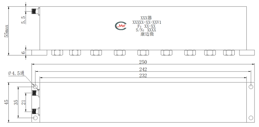 DCBSF-C1427-1599 Notch filter