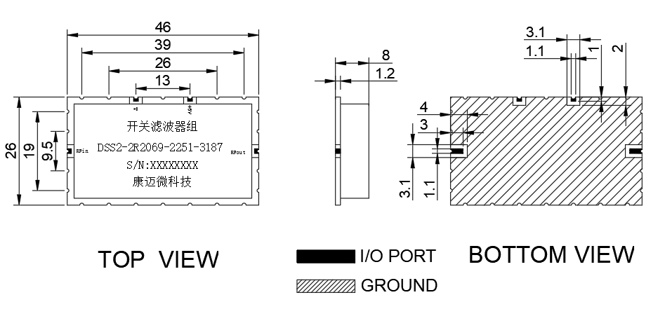 DSS2-2R2069-2251-3187 Switching filter
