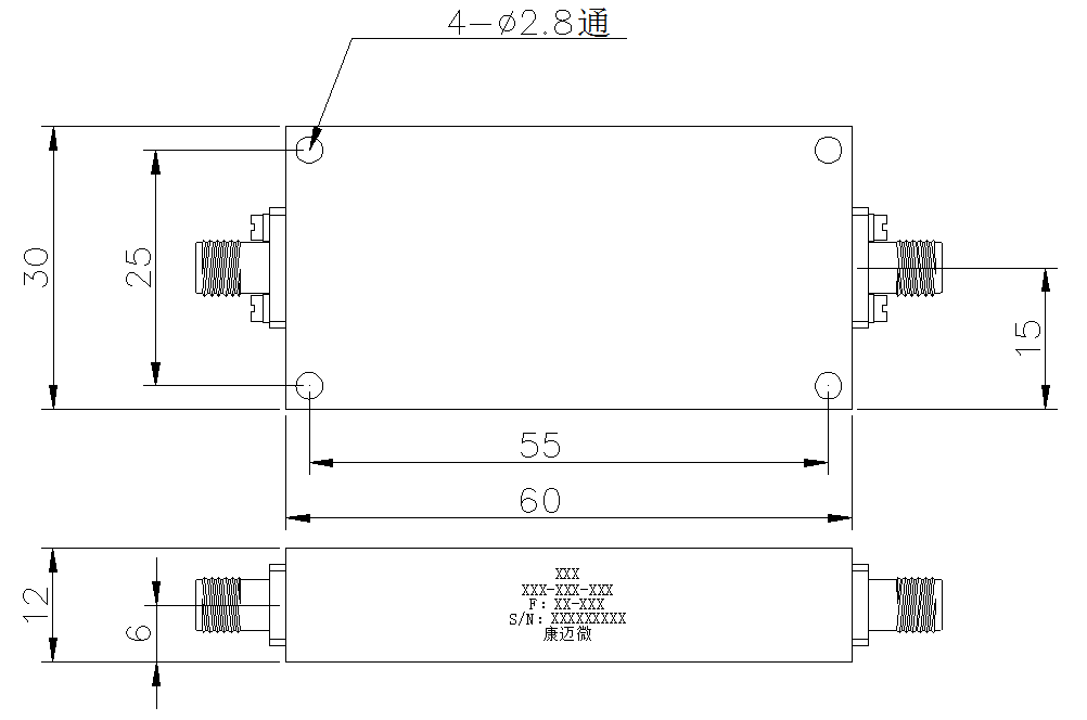 HBTE-HPF-4-13-S-10 Highpass filter