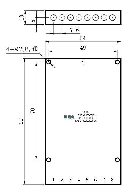 ZPD25-8M8-40G-150 Power divider