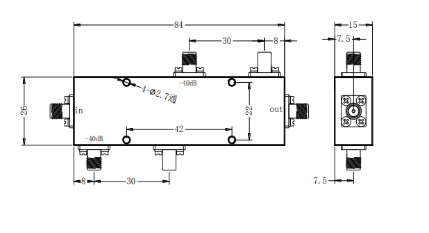 ZDC2-40M2-8G-2056 Coupler