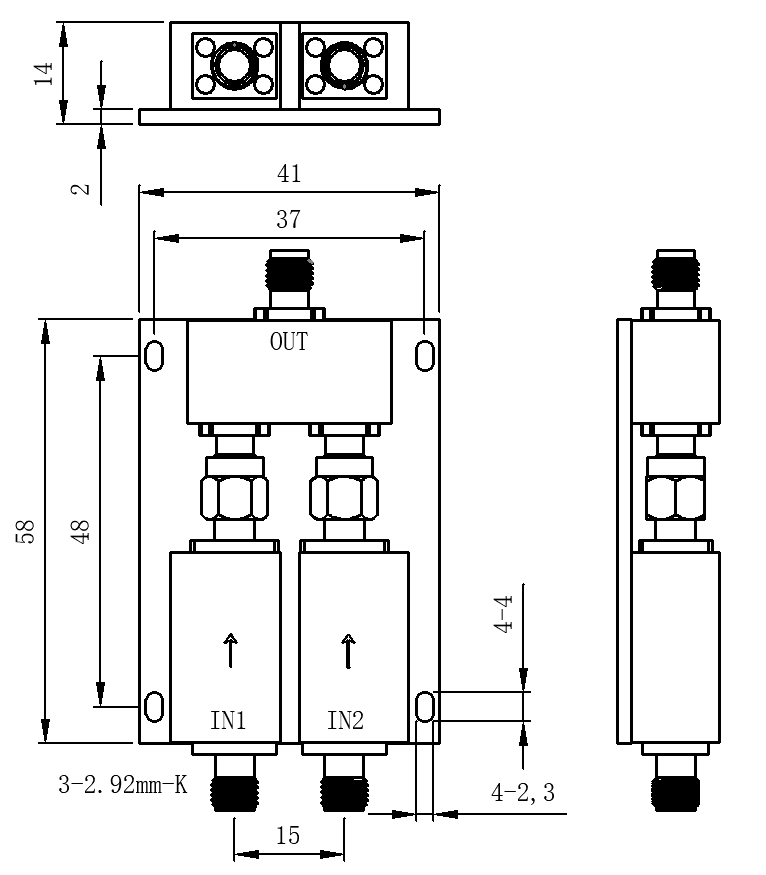 ZPD8-2C22-27G-1928 Power divider