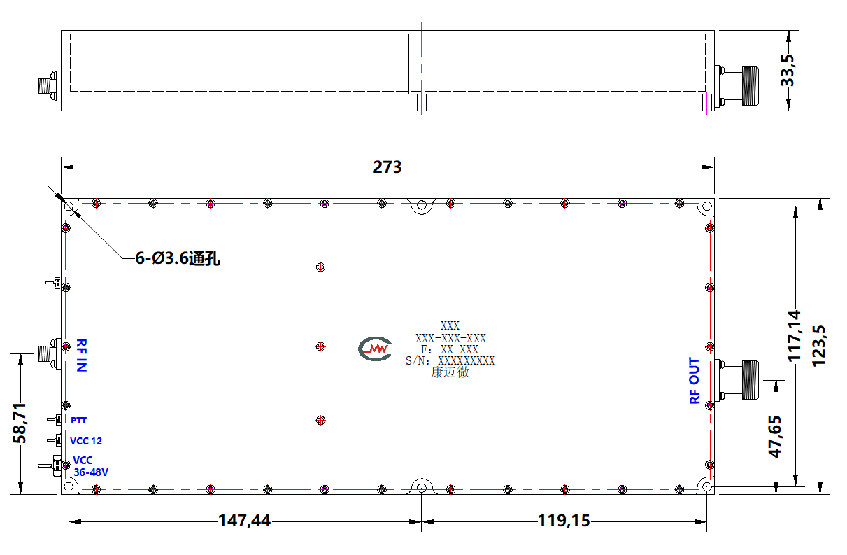 DPA9-0.1-400-2073 Power amplifier