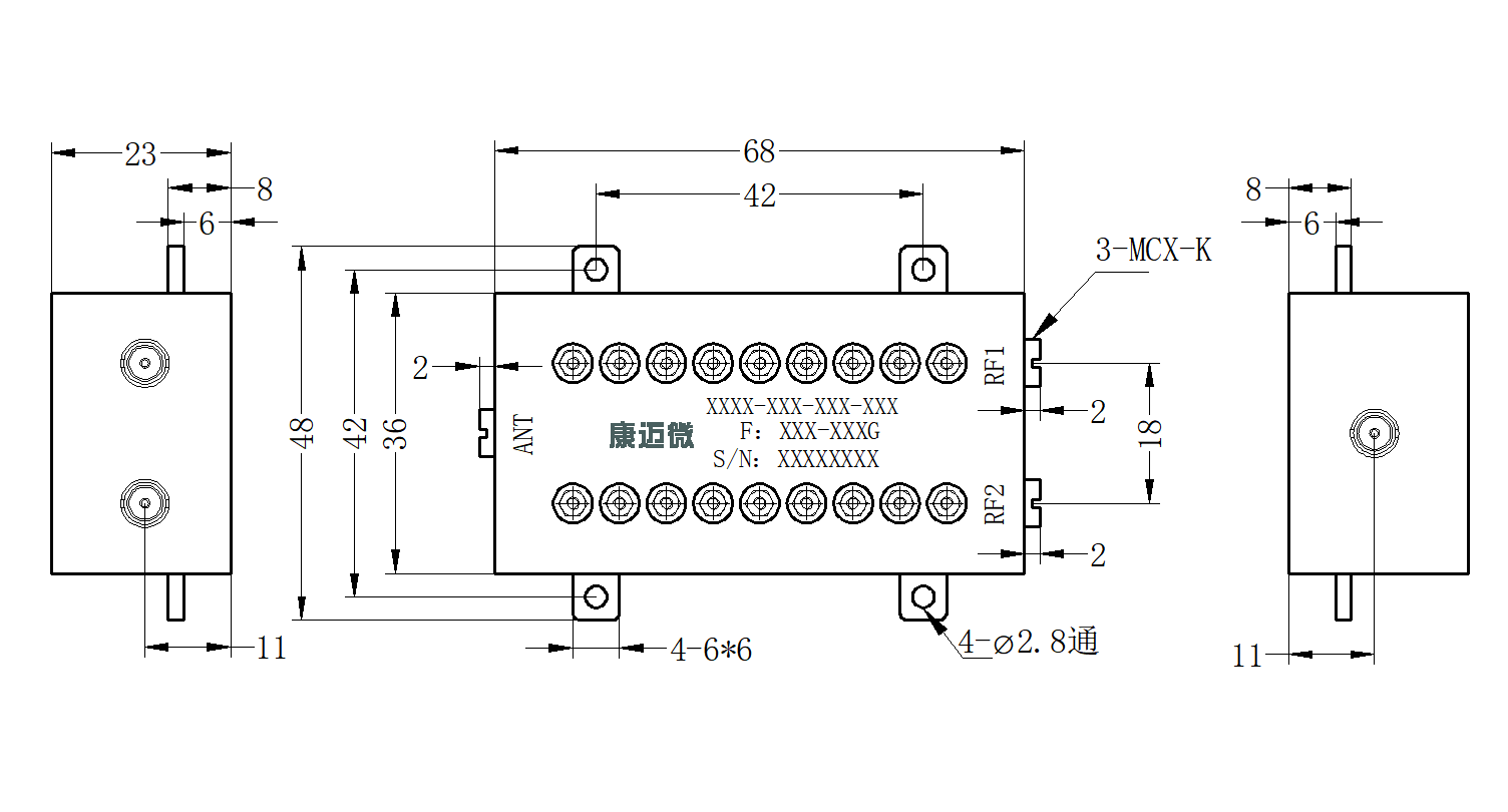 ZCB2-C1518-1675-2960 Diplexer