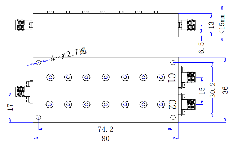 ZCB6-2C5-18G-4572 Diplexer