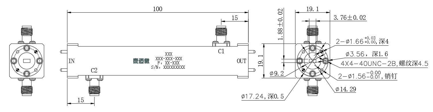 ZDC25-25W50-75G-201 Coupler