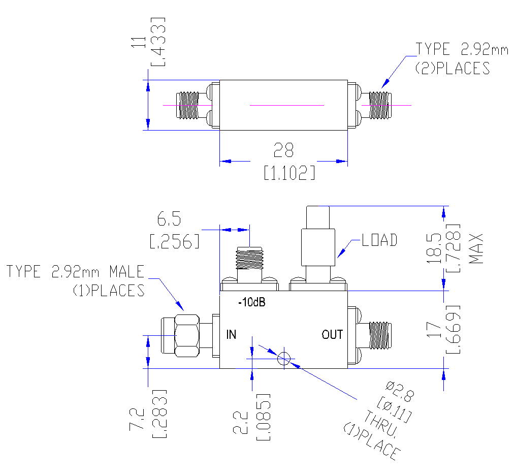 ZDC8-10M18-40G-2115 Coupler