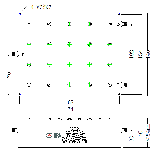 ZCB6-C824-894-6194 Diplexer