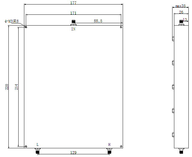 ZCB4-C1710-1880-253 Diplexer