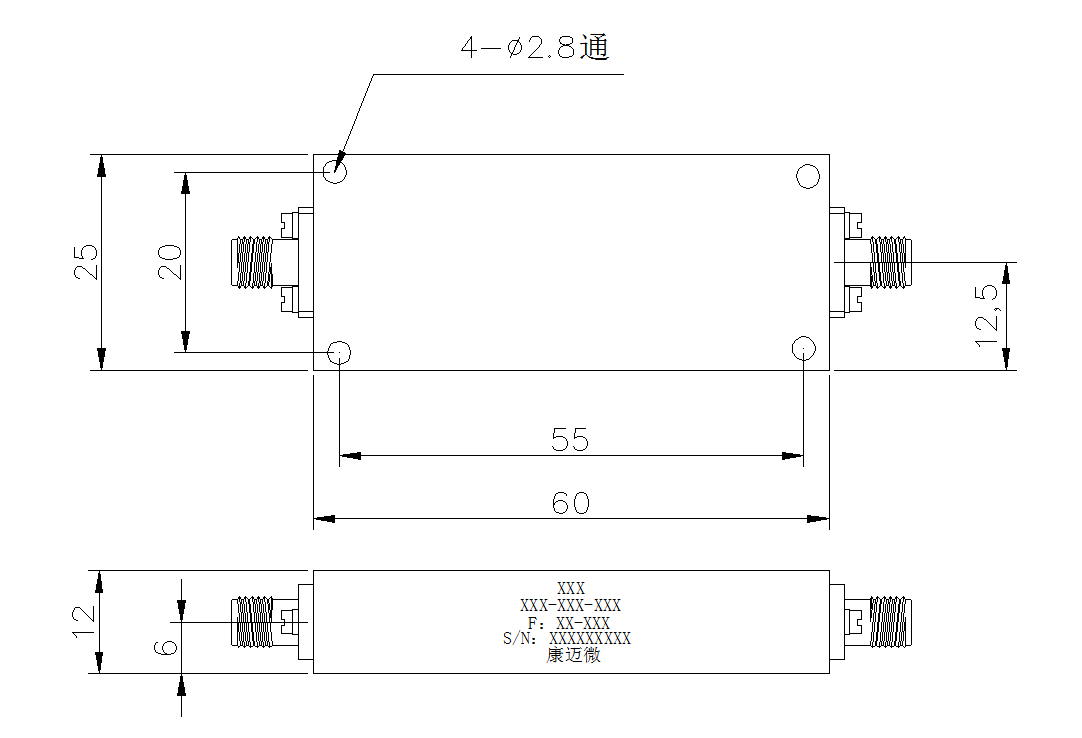 THF-1.1G50G15-40S Highpass filter