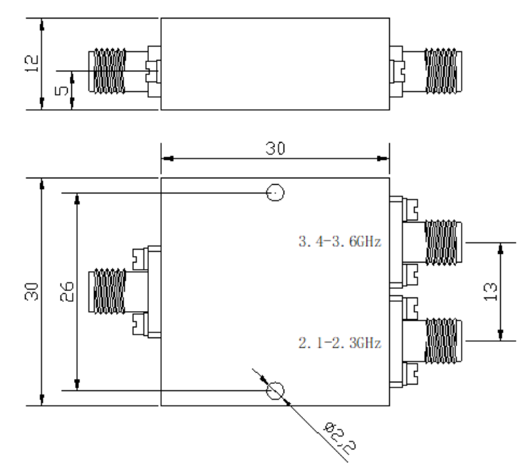 ZCB5-L2100-3600-1097 双工器