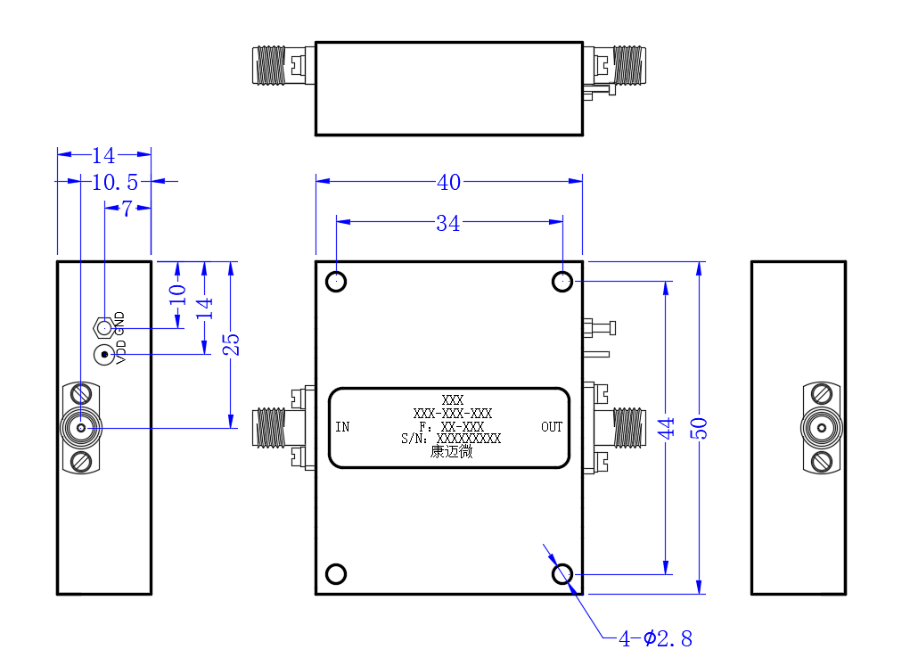 DLNA8-1-40G-4032 LNA