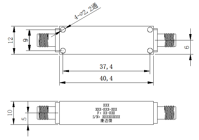 HBTE-LPF-DC-3-S Low Pass Filter