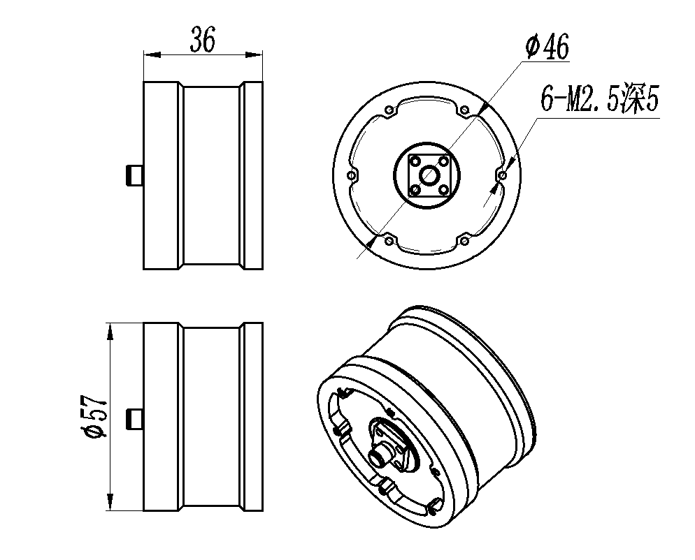 ZLX7-Y4-18G-1465 Planar spiral antenna