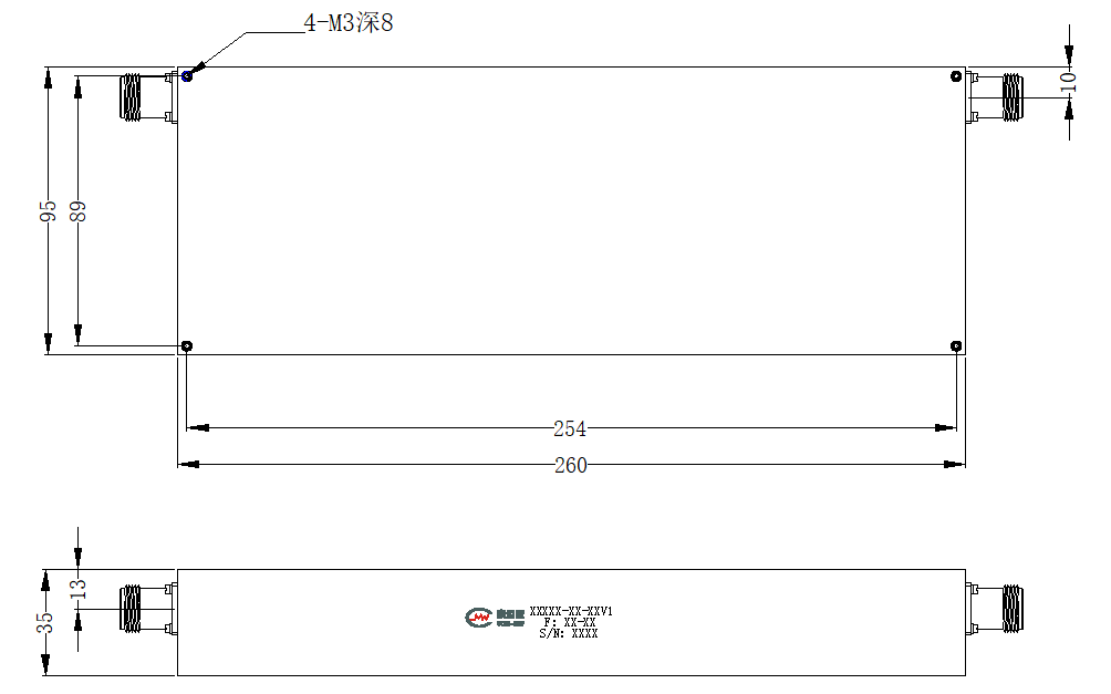 TFR-450M10-457.5M-50N1 Notch filter