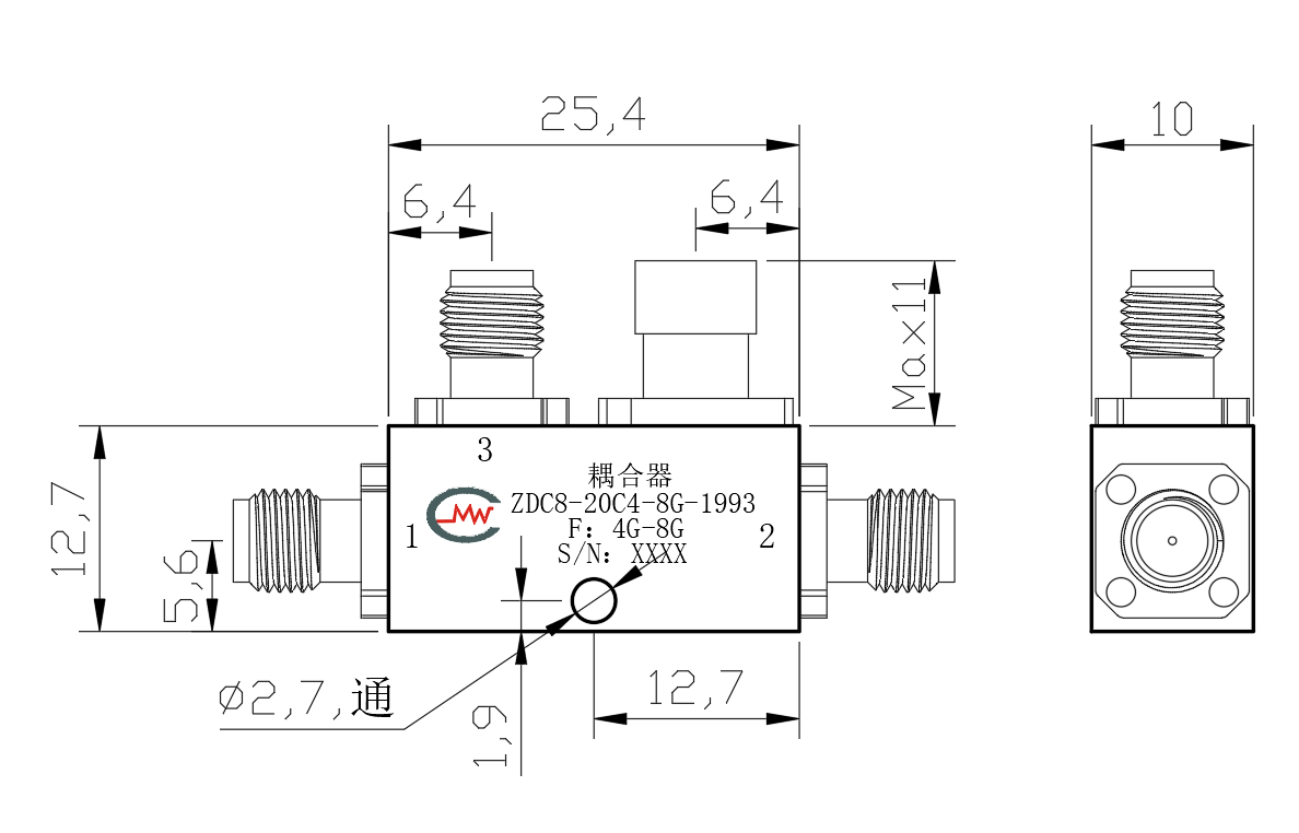 ZDC8-20C4-8G-1993 Coupler