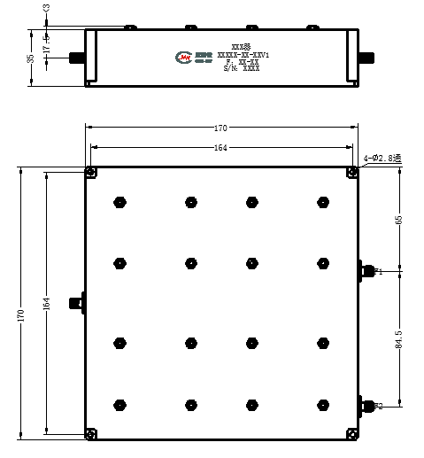 ZCB3-2C500-660-2282 Diplexer