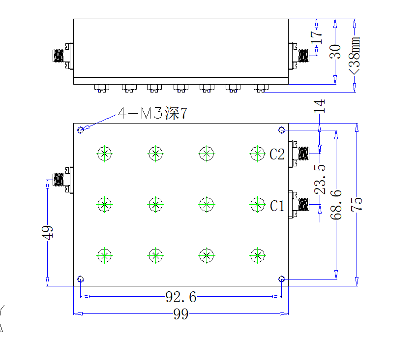 ZCB6-C1710-2500-4257 Diplexer
