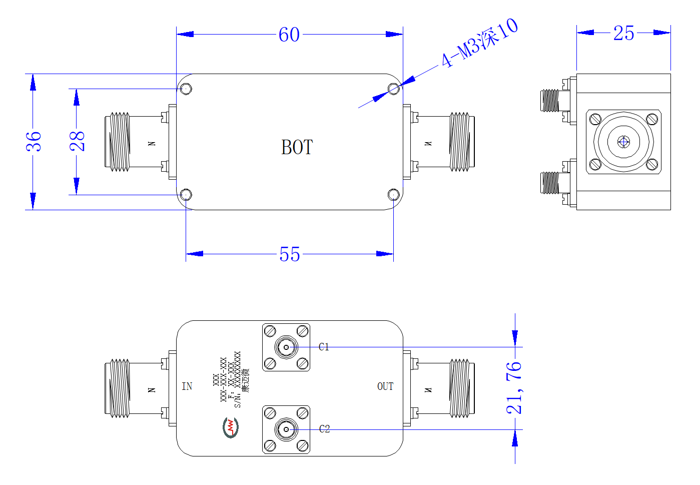 ZDC9-60L3-30-2339 Coupler
