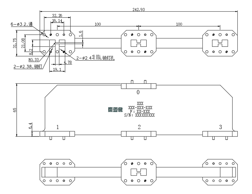 ZPD25-3W8-18G-659 Power divider