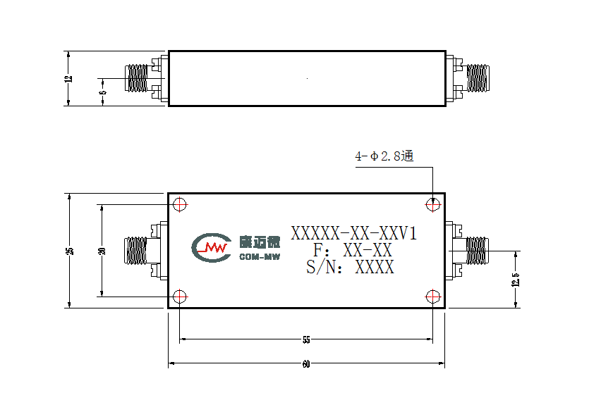 HPF-1-12G Highpass filter