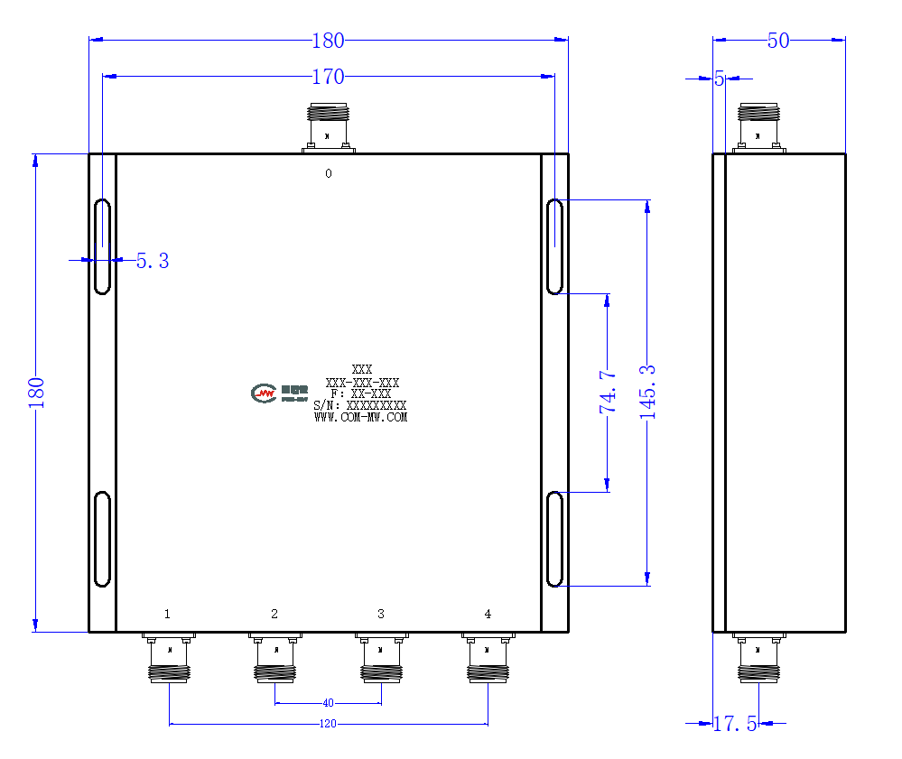 ZPD9-4L3-30-2338 Power divider