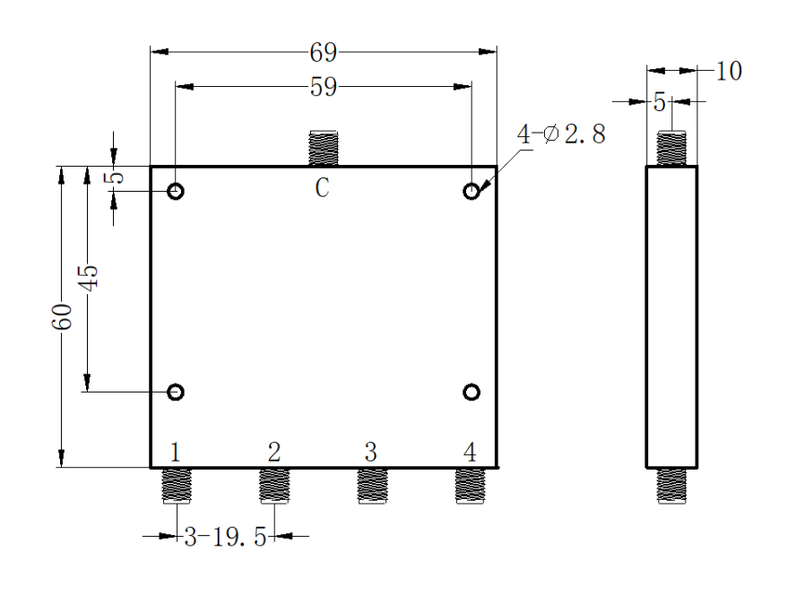 ZPD2-4M2-18G-2485 Power divider