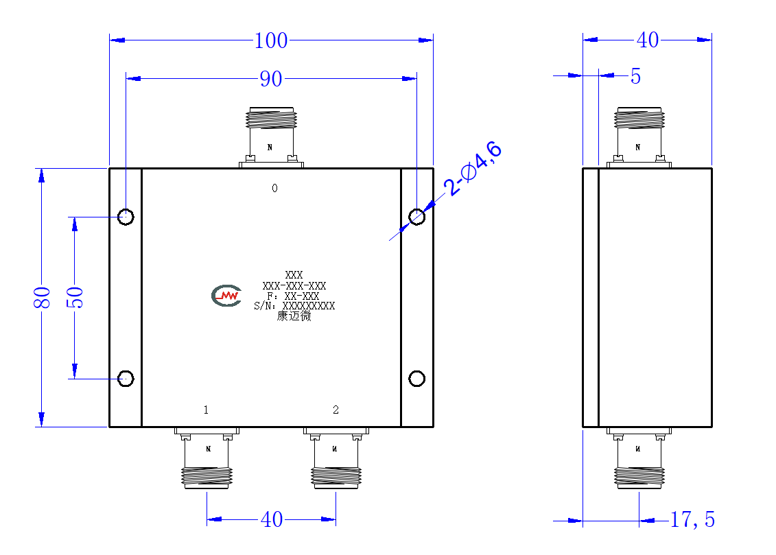 ZPD9-2L3-30-2337 Power divider