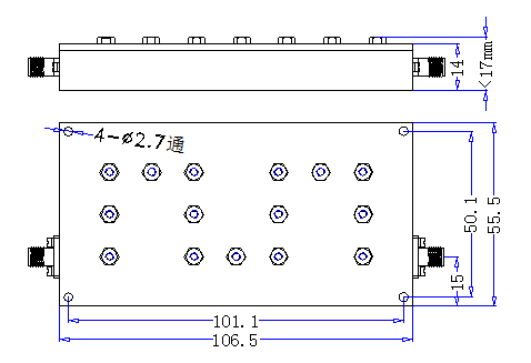 HBTE-BPF-4890-4910-S-20 Band pass filter