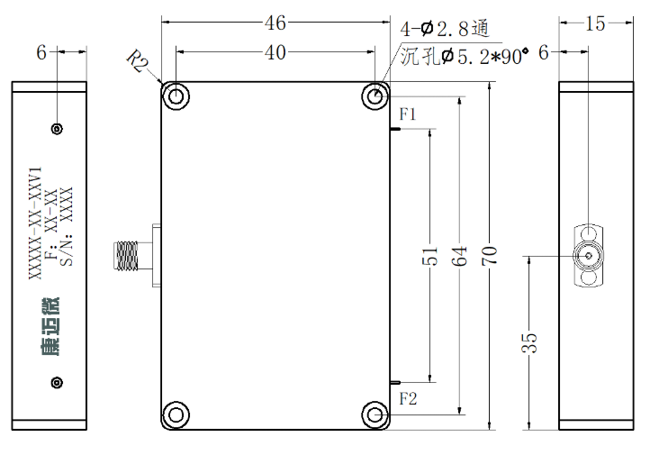 ZCB3-C4400-4850-2346 Diplexer