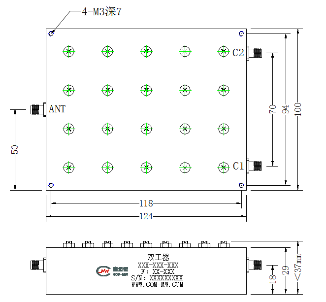 ZCB6-C1850-1990-6193 Diplexer