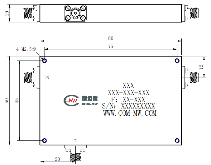 ZCB8-2MC2300-13500-3262 Diplexer