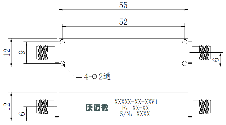 DCHPF-1G-6G Highpass filter