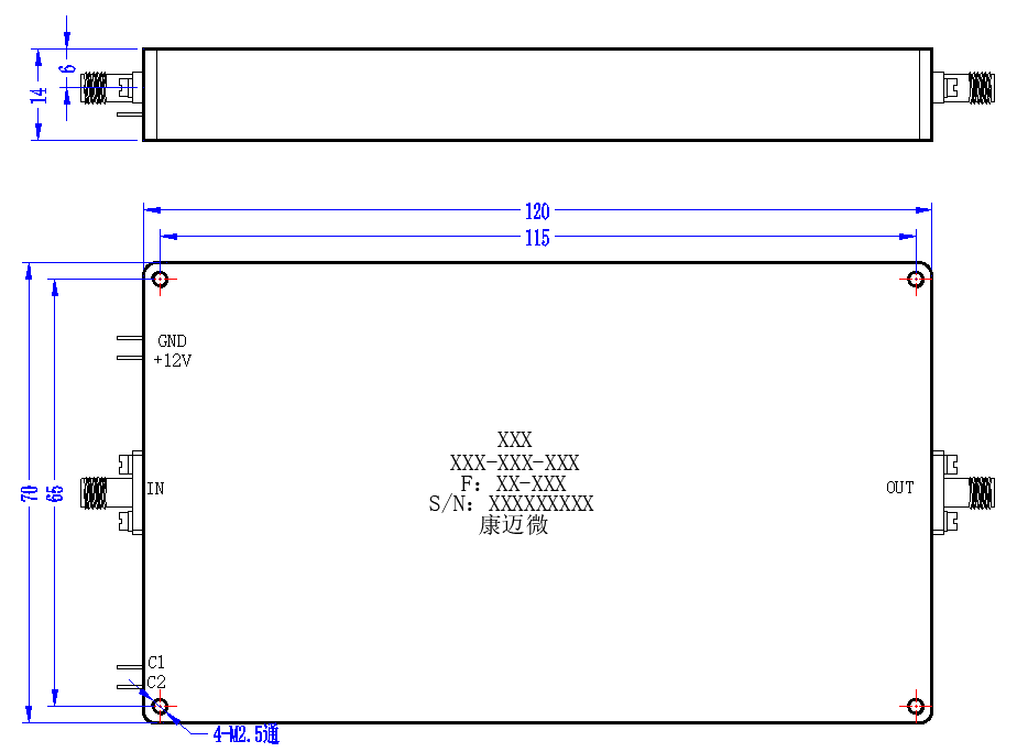 DSS8-4R1.35-8.5G-3083 Switching filter