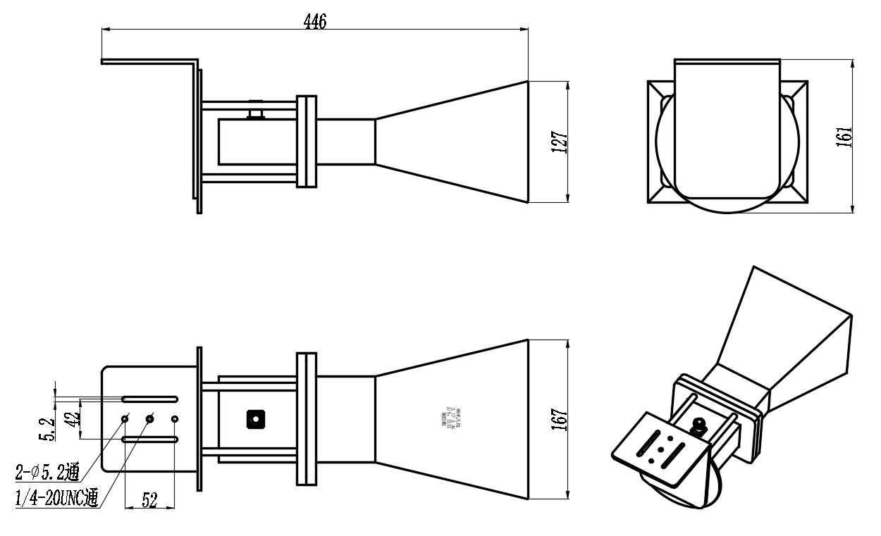 KSHA-BJ26-10-NL Standard horn antenna